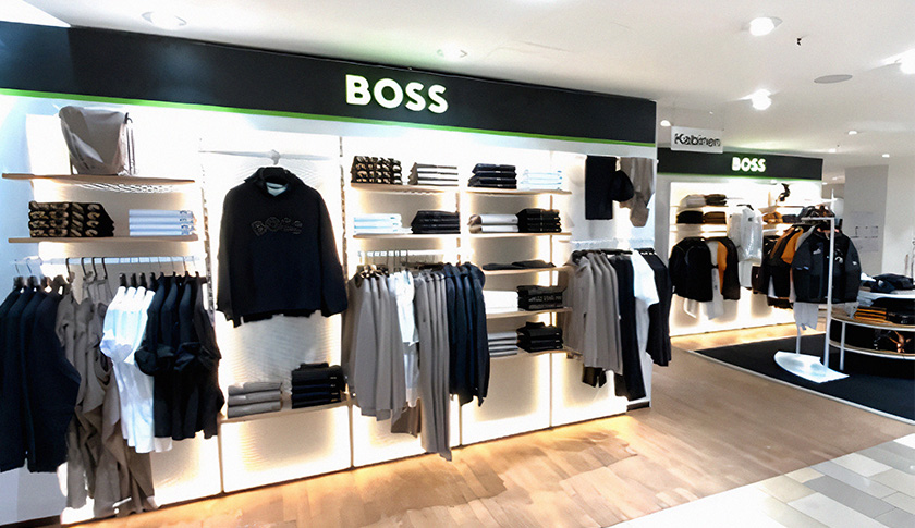 A shop-in-shop BOSS display (Photo)
